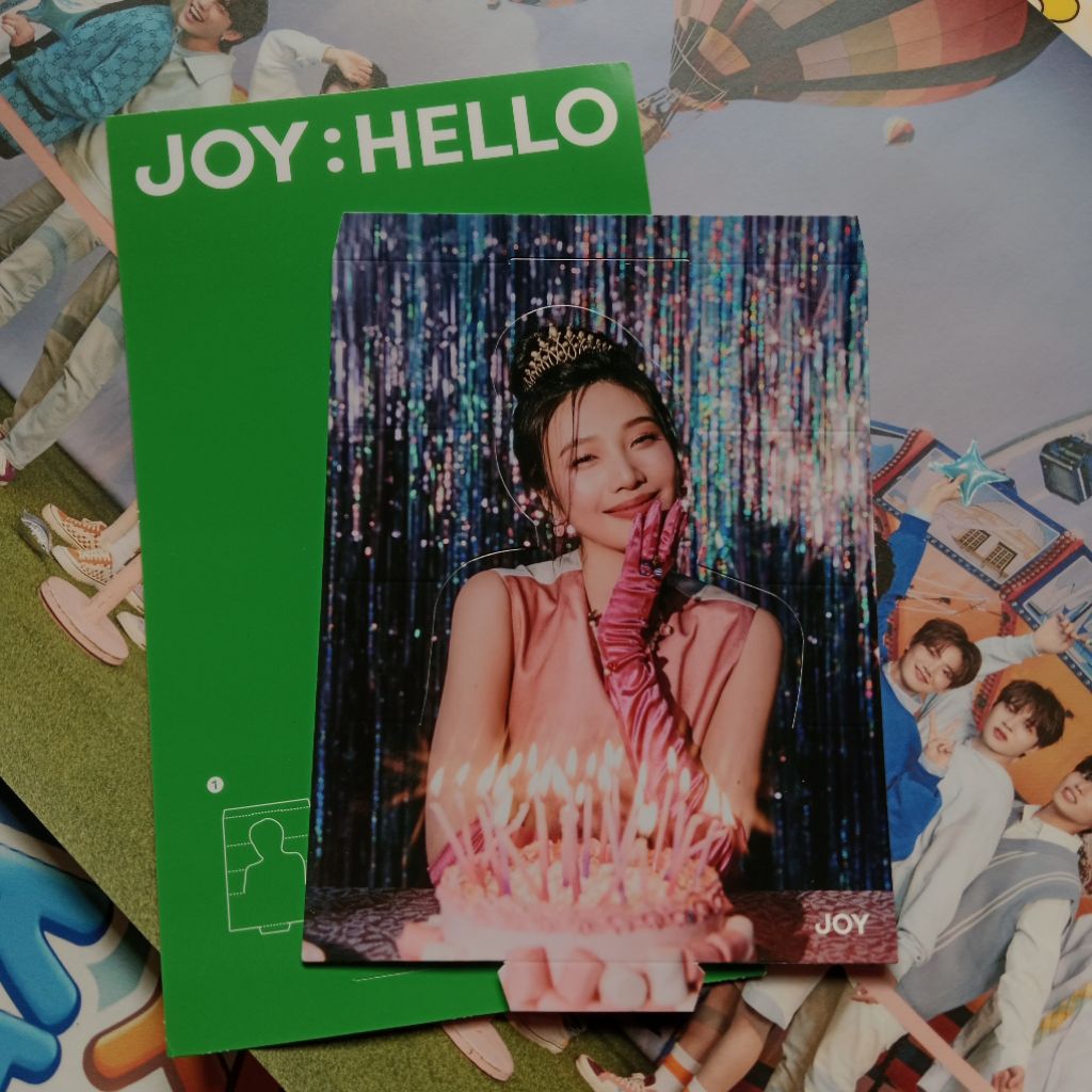 [OFFICIAL] unsealed standee joy red velvet hello birthday