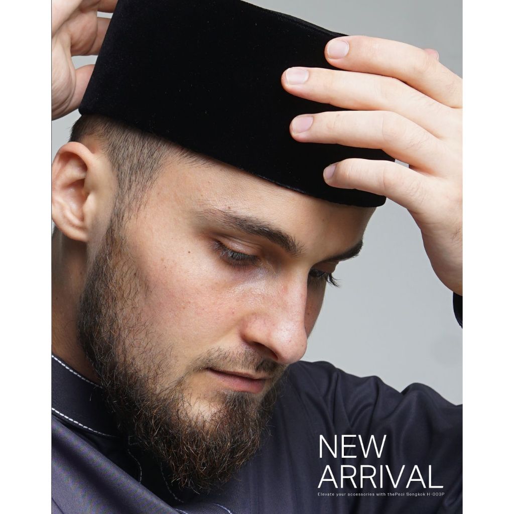 SAMASE Peci Songkok H003P Peci Sholat Pria Dewasa Aksesoris Sholat Terbaru Samase Official Original