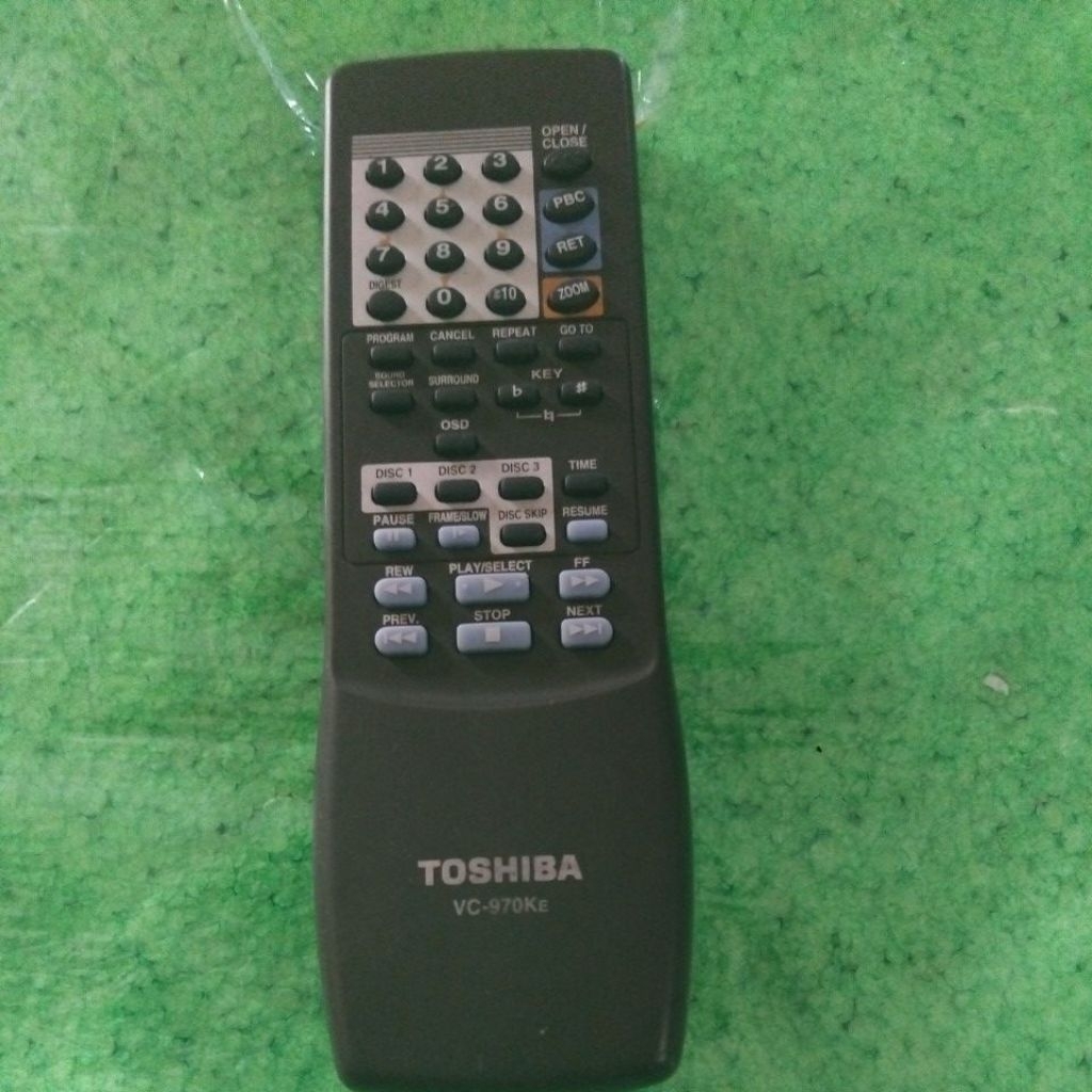 REMOTE COMPO VCD DVD TOSHIBA VC-970KE