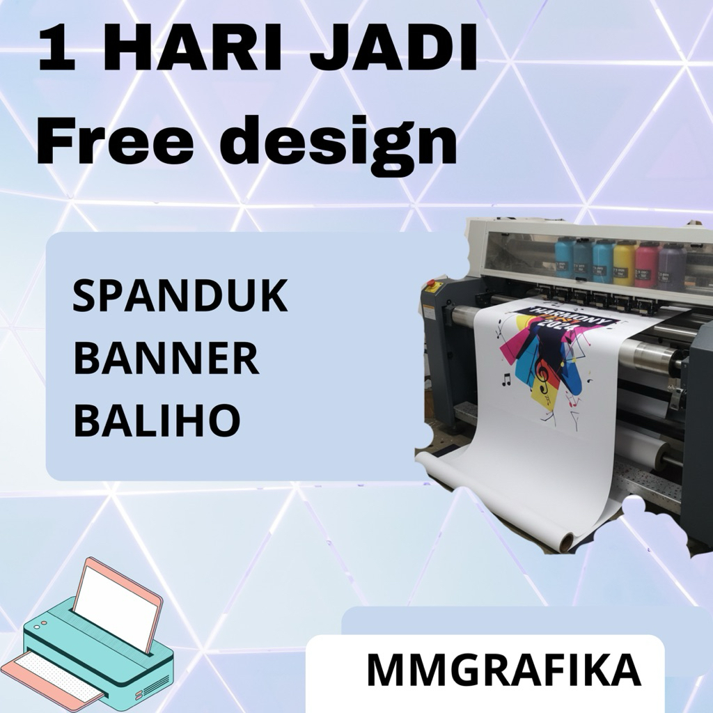 Spanduk bahan tebal (korea 440 gr)