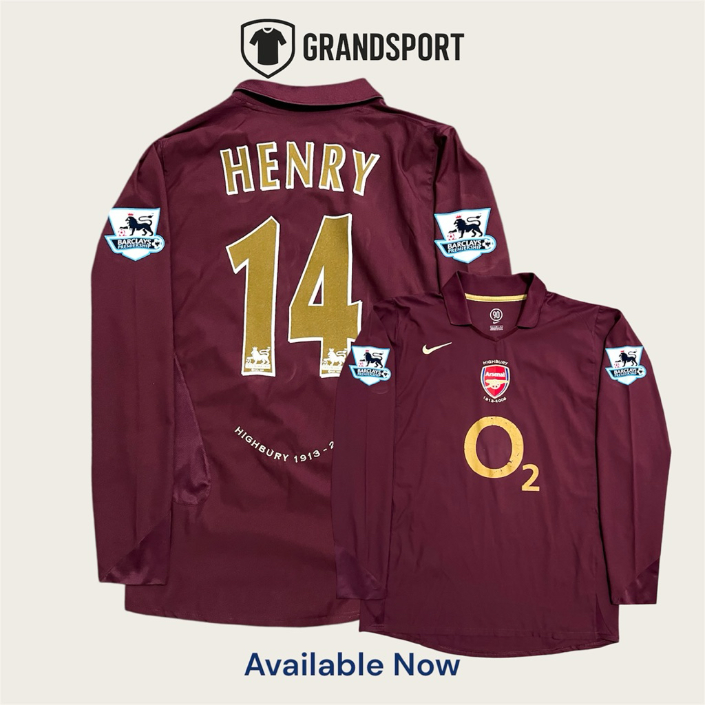 Original Jersey Arsenal 2006 Long Sleeve