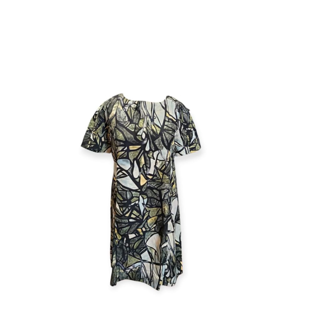 Marni Green Multi Midi Dress