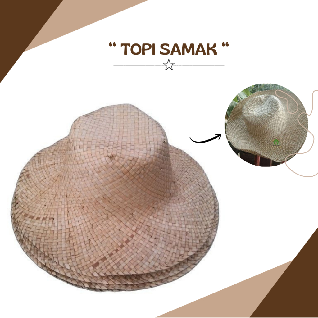 Topi Anyam Wanita Bucket Topi Petani Topi Anyaman Pandan Untuk Berkebun