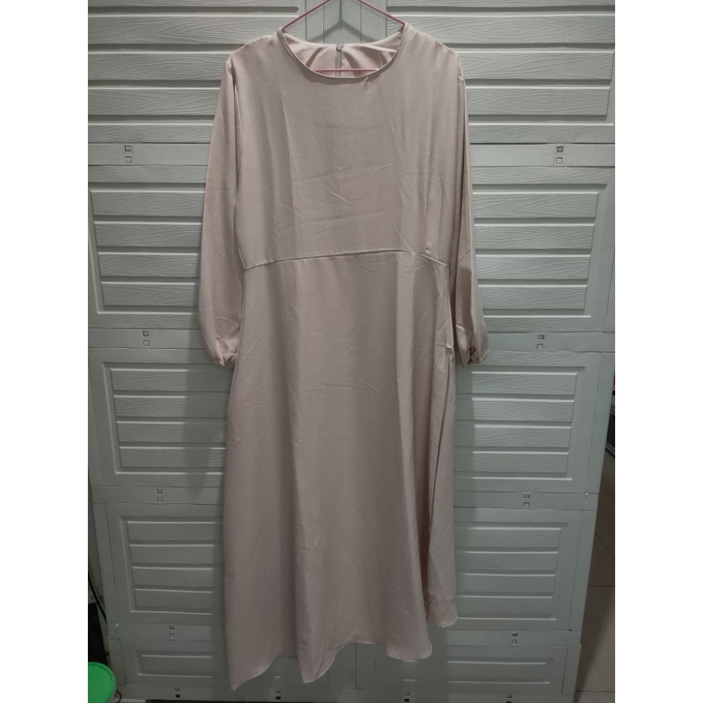 {PRELOVED} Tunik Flowers Wanita Tunik Polos Cream