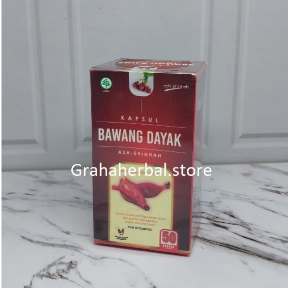 Kapsul Bawang Dayak Ash-Shihah 50 Kpsl || Kapsul Ash-Shihah Membantu Meringankan Gejala Kencing Mani
