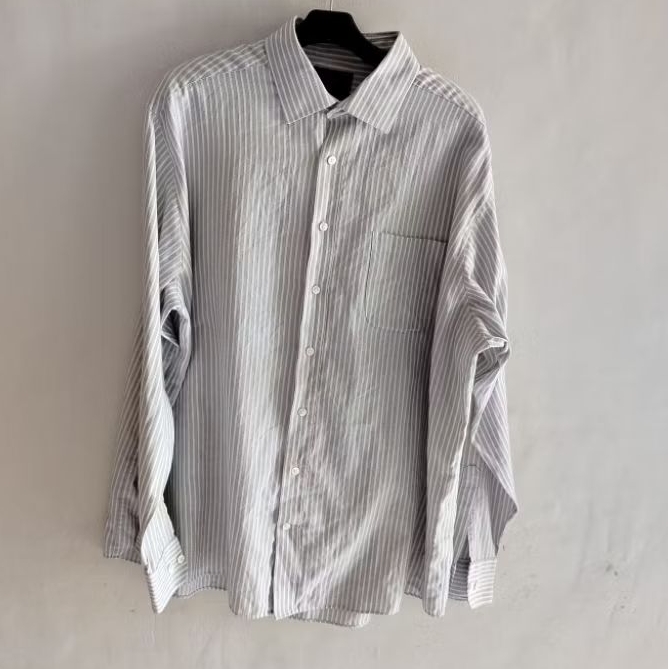 kemeja pria BIG SIZE MnS salur jumbo