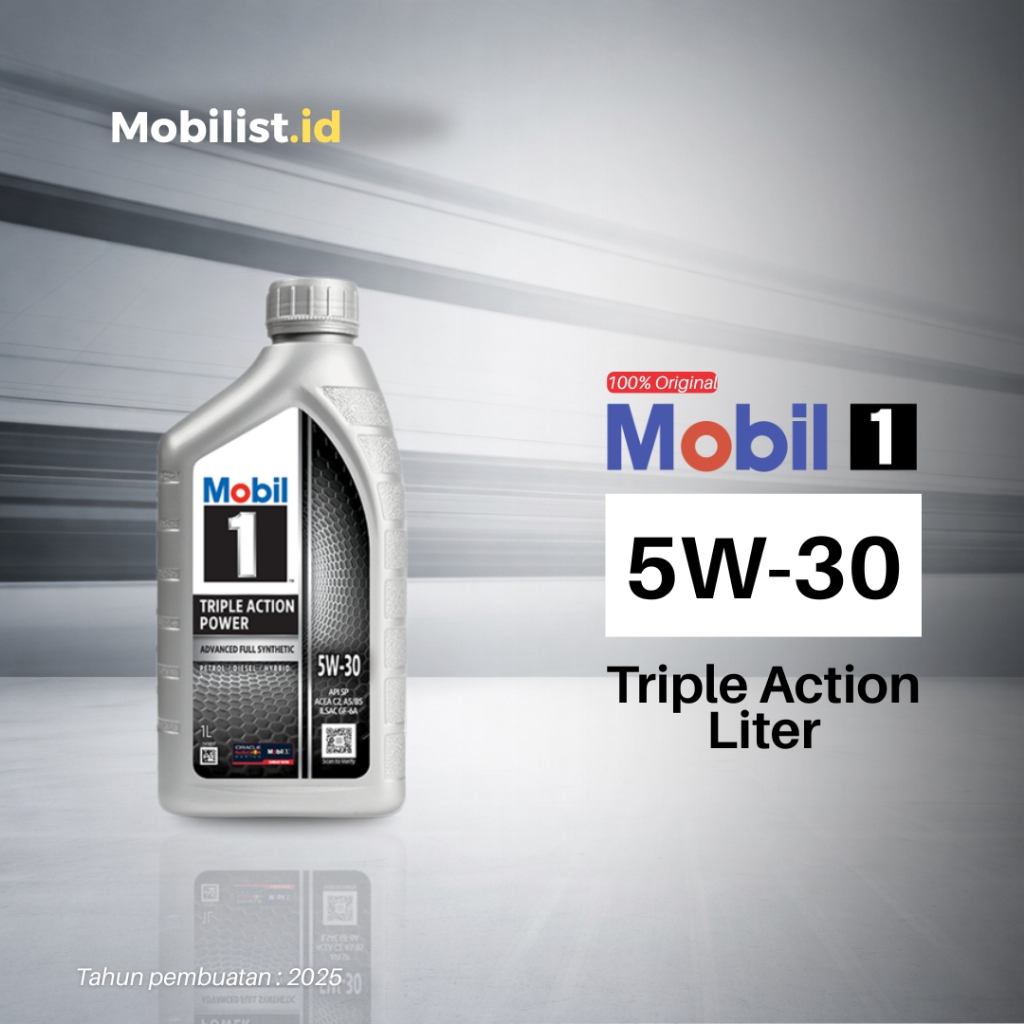 Oli Mobil 1 Triple Action Power 5W-30 - 1 Liter