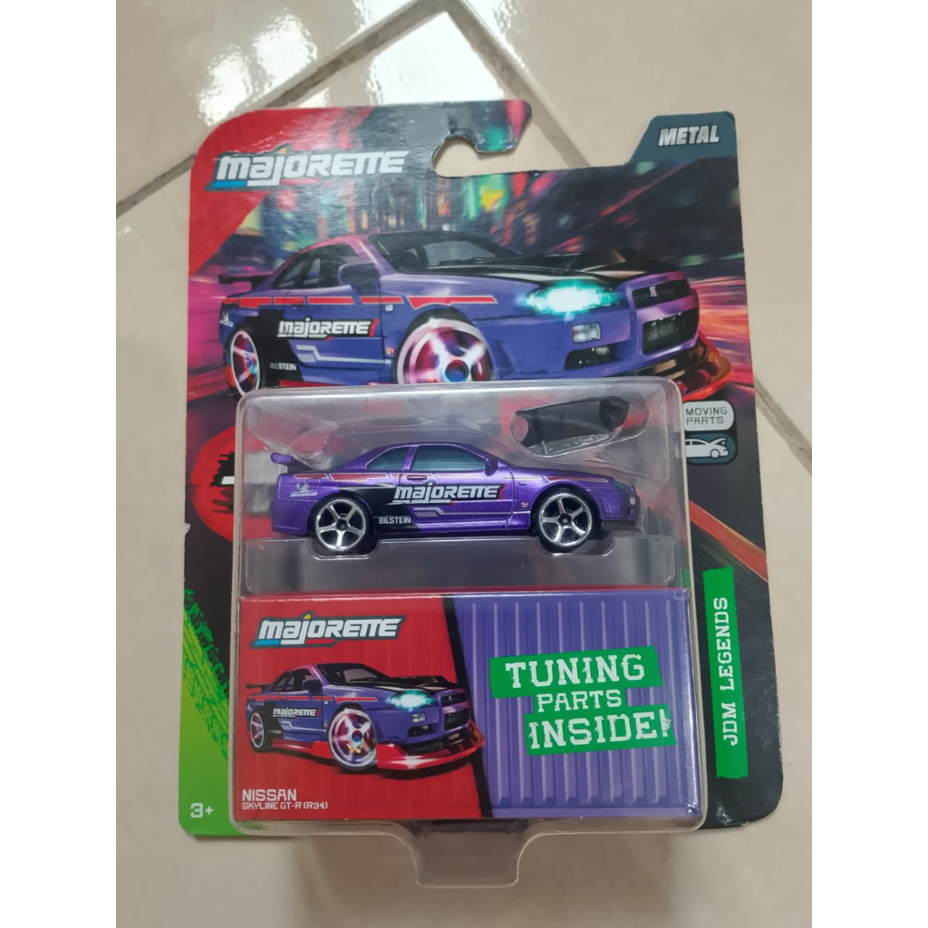Majorette Nissan skyline GT-R (R34)