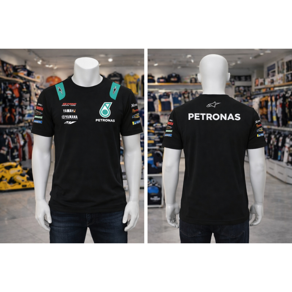 Kaos Petronas Yamaha SRT MotoGP – Black Edition Racing T-Shirt  T-Shirt Yamaha Petronas Sepang Racin