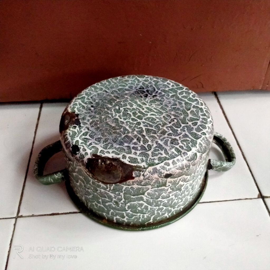 Panci enamel jadul lawasan