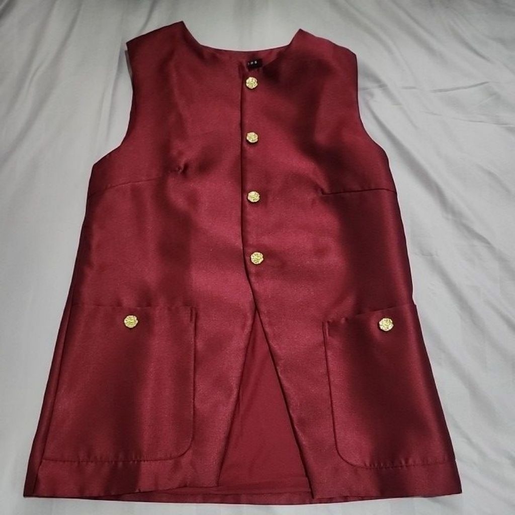 Vest / Rompi Maroon Flomors