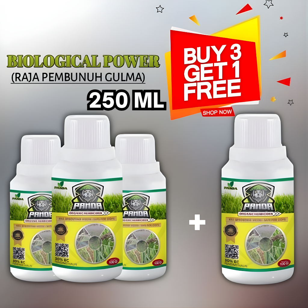 PANDA RAJA 250ML (BELI 3 GRATIS 1) PEMBUNUH GULMA KILLGRASS SANGAT AMPUH / Racun Rumput Paling Ampuh