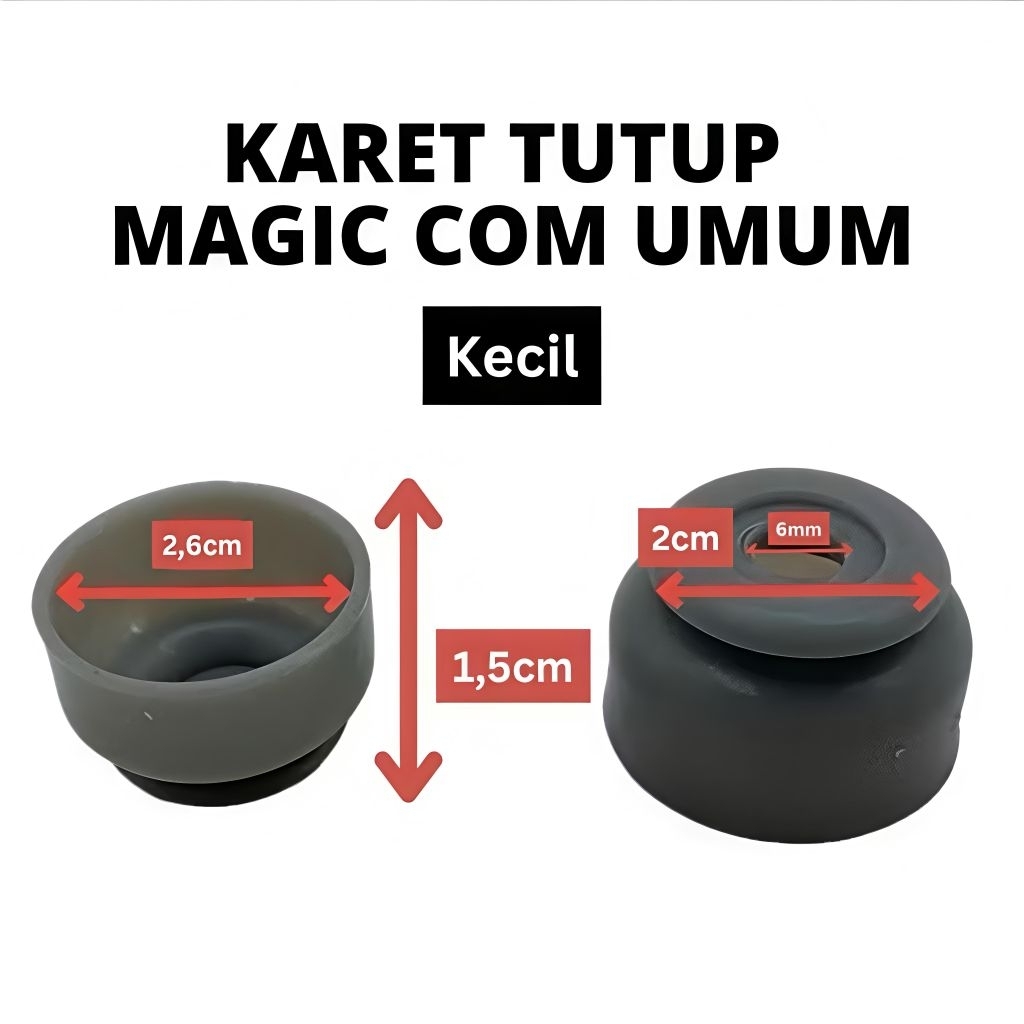 KARET TUTUP UAP TENGAH MAGIC COM KECIL