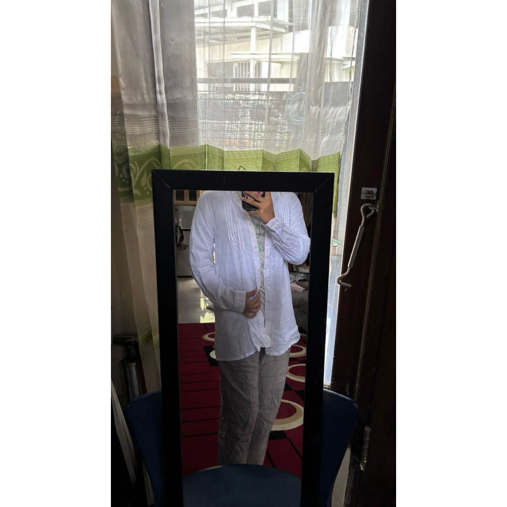 PRELOVE kemeja putih triset uk m ori