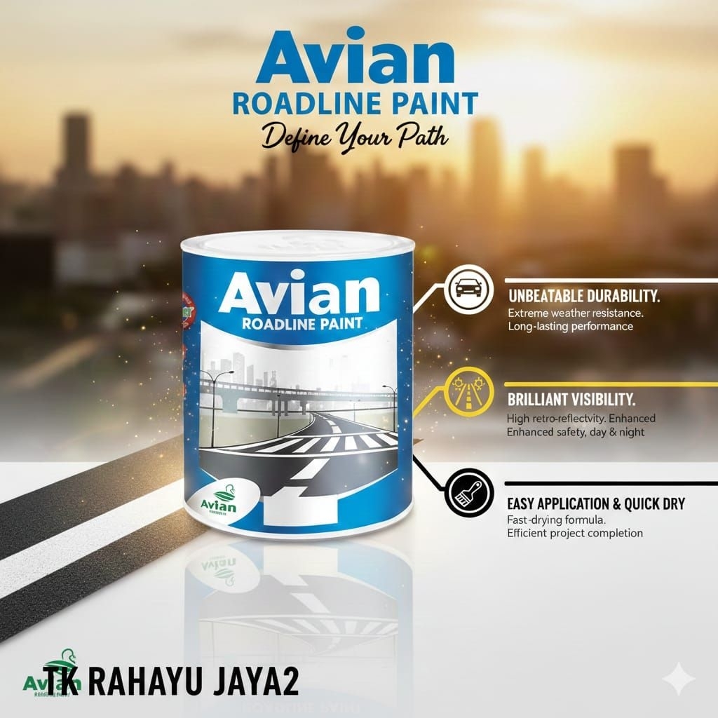 CAT AVIAN ROAD LINE PAINT/CAT JALAN CAT KOLAM 1 KG