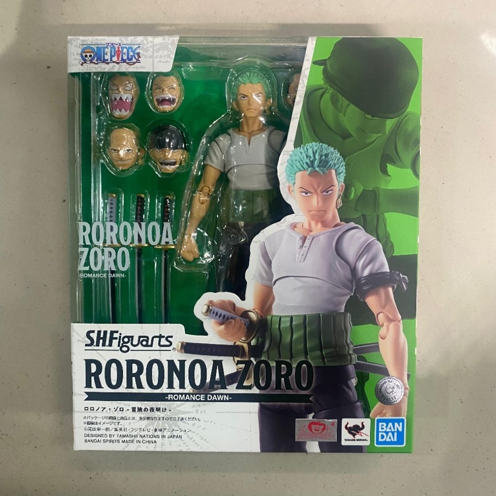 BANDAI SHF Roronoa Zoro - Romance Dawn - Action Figure One Piece