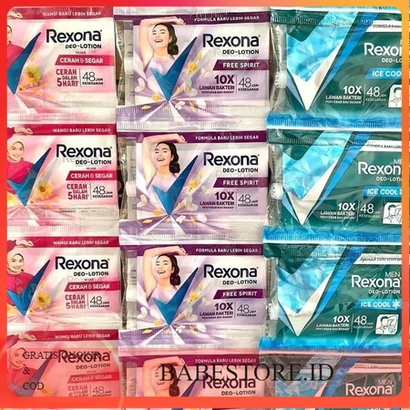REXONA Sachet Renteng isi 36 sachet promo murah rexona sachet