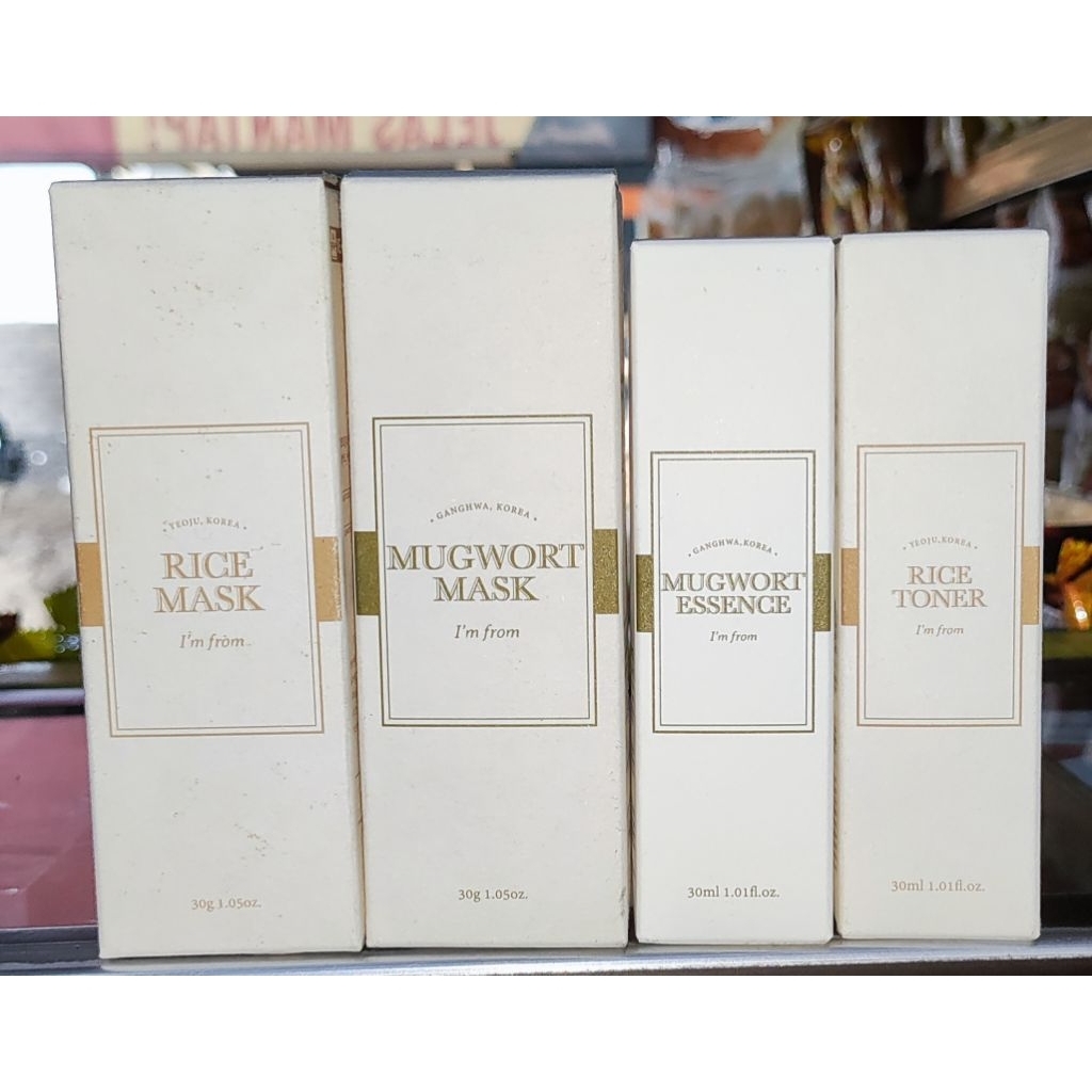 [NEW ORI] I'm From Mugwort Mask 30ML/Mugwort Essence 30ML/Rice Mask 30ML/Rice Toner 30ML