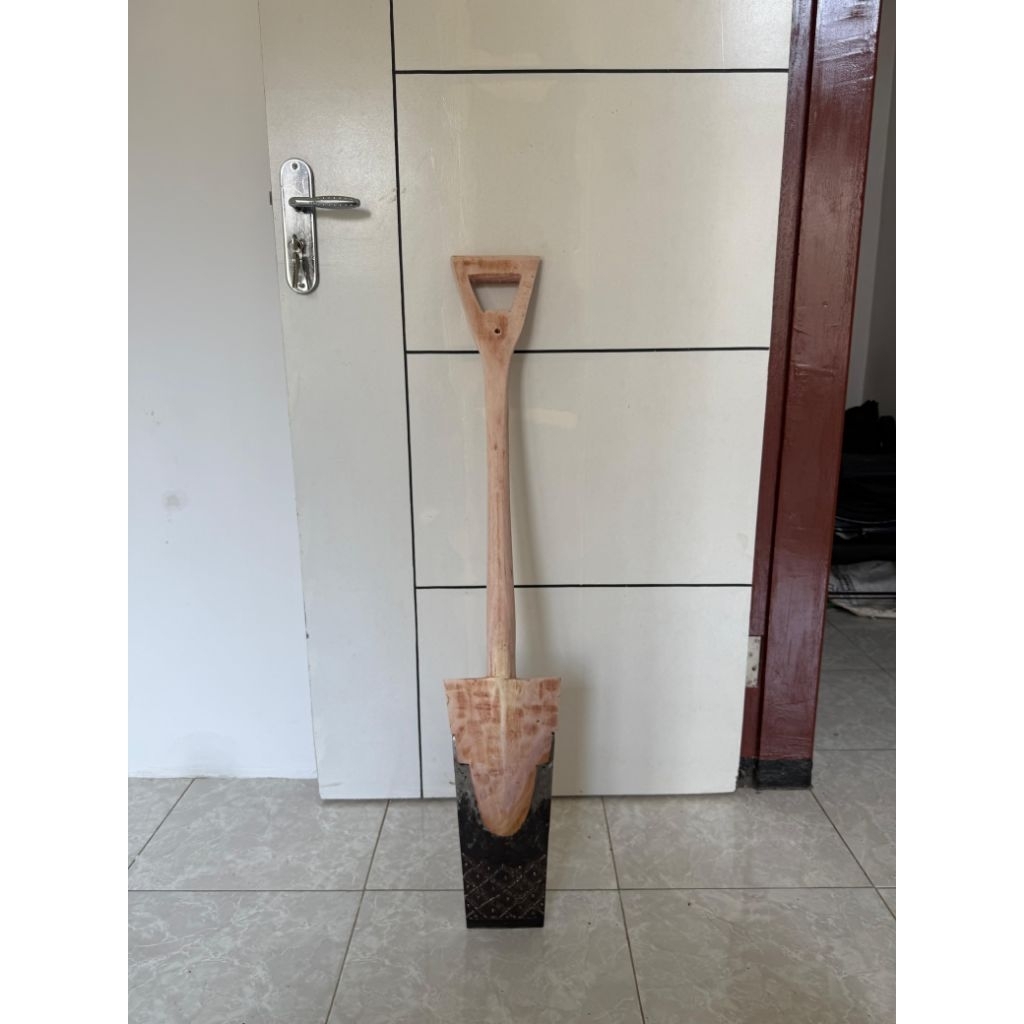 Lempak Stainlis Anti Lengket | Gagang kayu membuat bedengan got