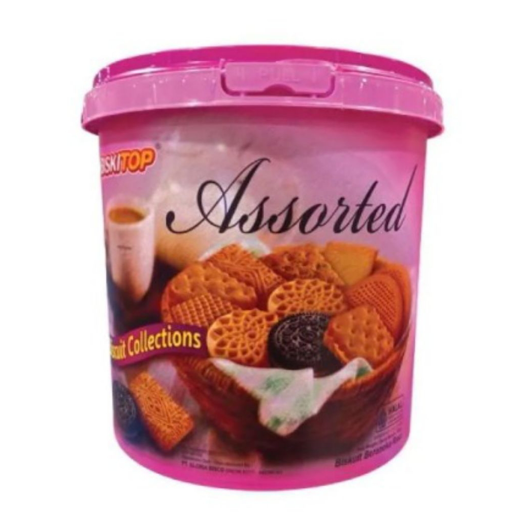 Biskitop Assorted Kaleng 400gr / Biskitop Ember Plastik
