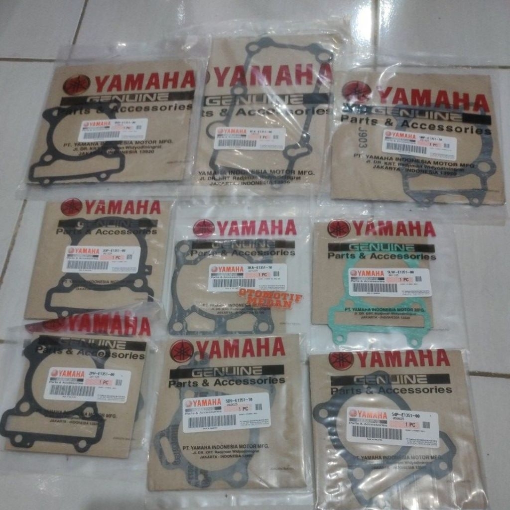 Paking Boring Blok Block Gasket Cylinder Yamaha Nmax Old Nmax New R25 MT25 Scorpio Z Vixion Jupiter 