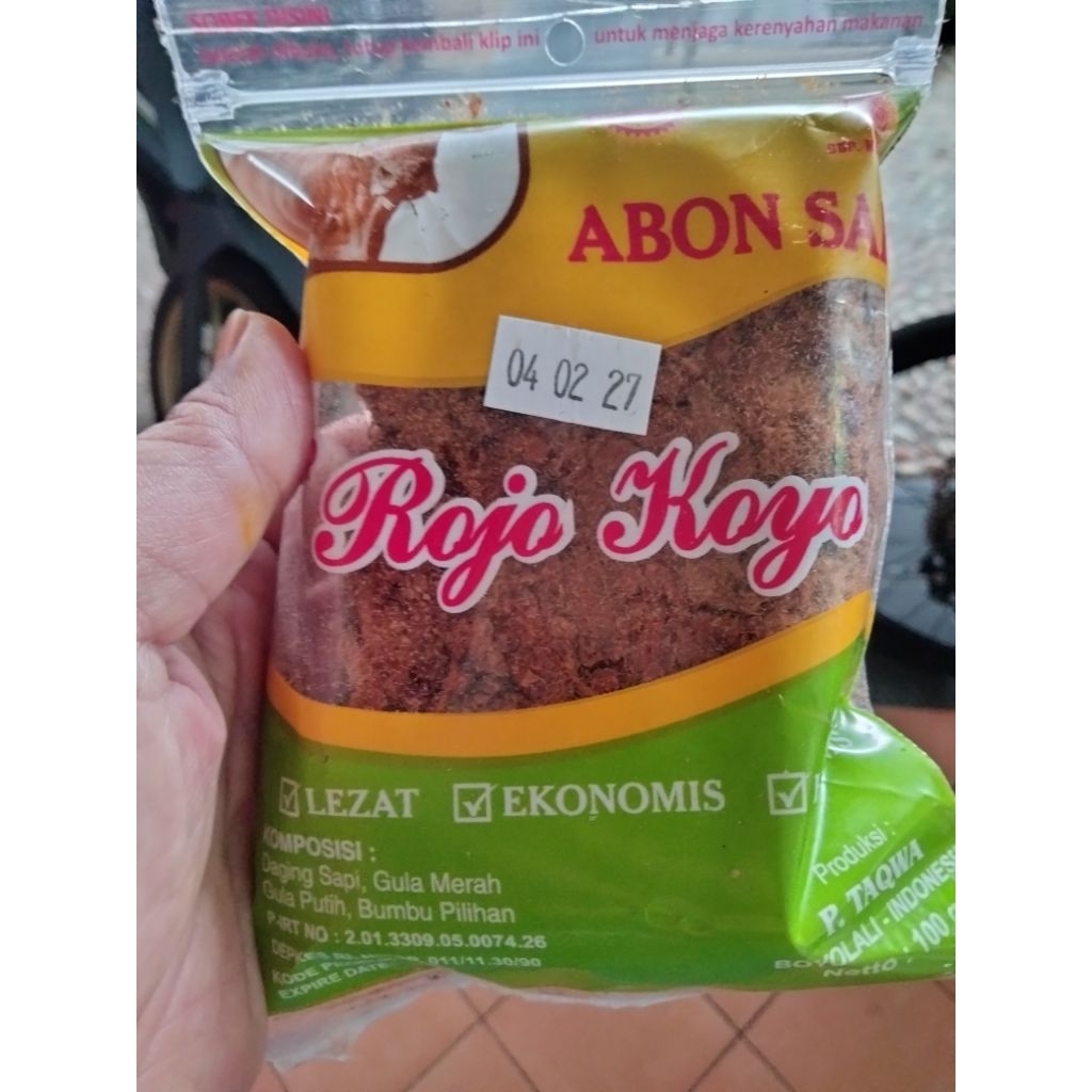 Abon sapi Rojo Koyo