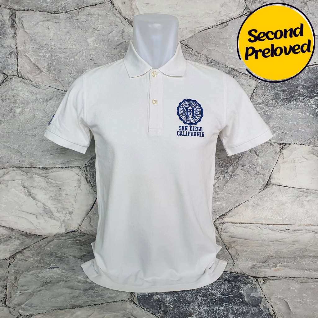 Baju Kaos Polo Anak HANG TEN - Size S sd M / LD 45 cm - Original - Used