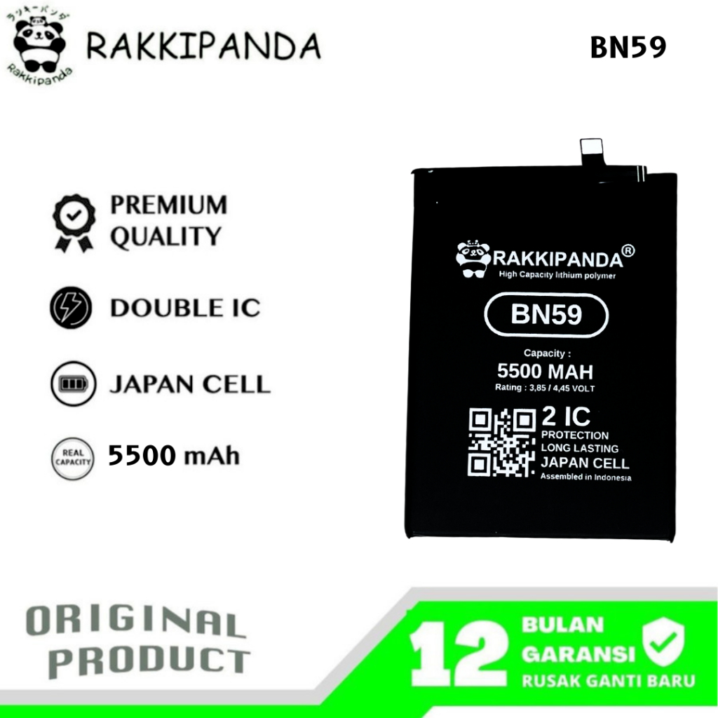 RakkiPanda - BN59 Redmi Note 10 4G / Redmi Note 10s / Poco M5s Batre Batrai Baterai
