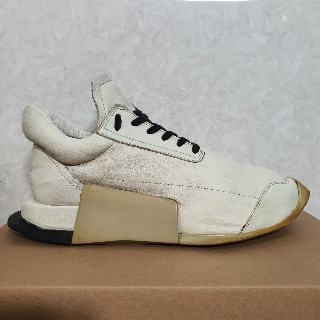 Rick Owens Men's Level Runner Low "MILK"