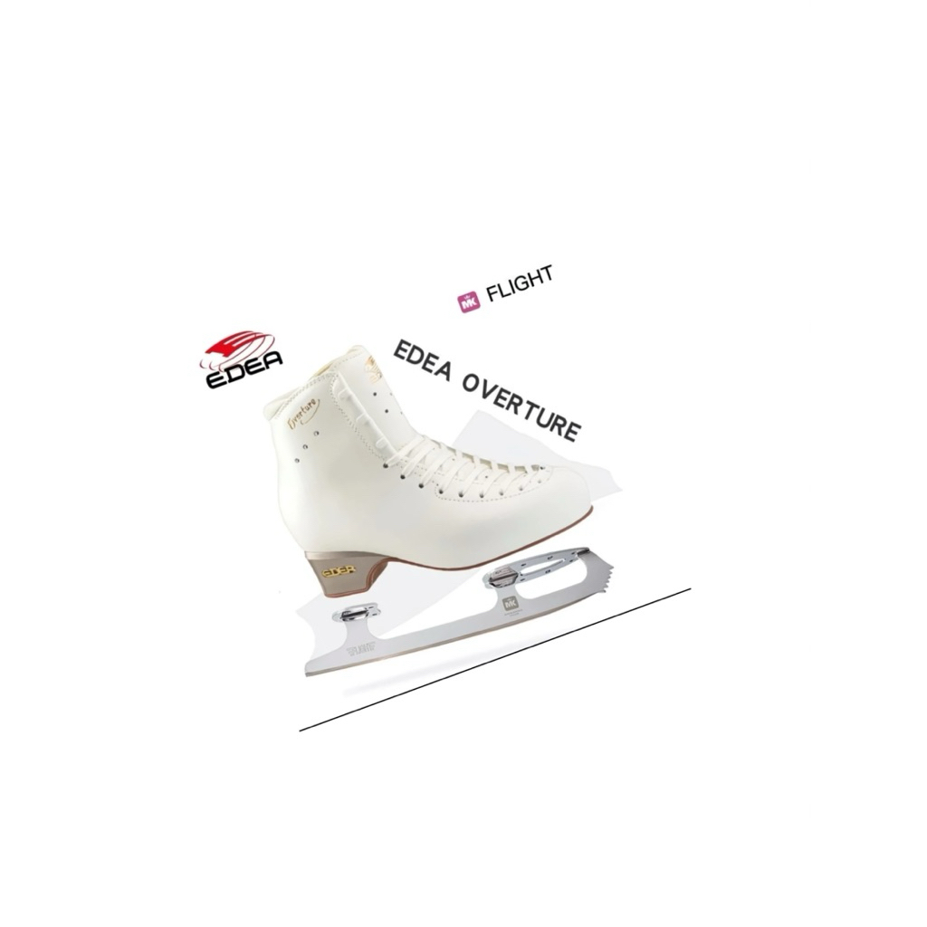 EDEA Overture shoes with Rotation Blade Figure Skates Shoes for Beginner Sepatu Ice Skating