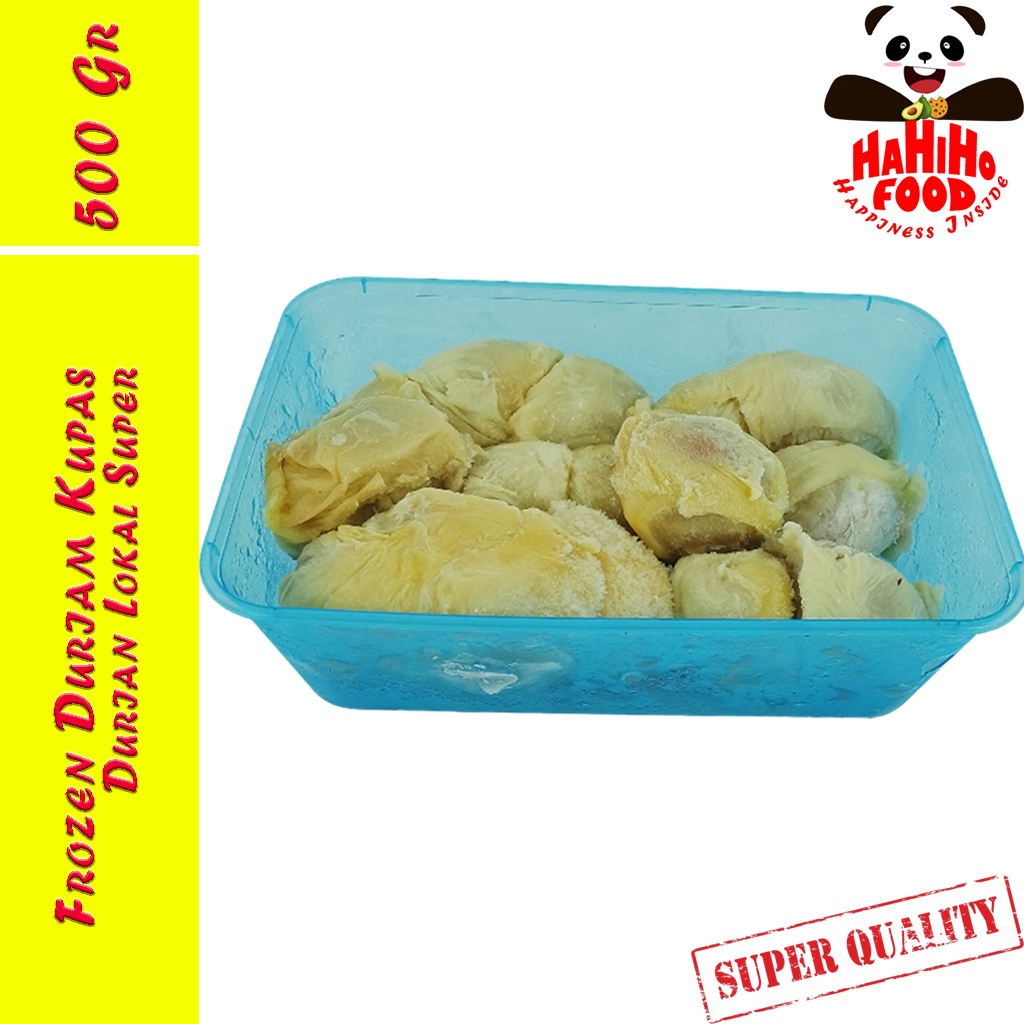 HaHiHo FOOD Frozen Durian Kupas Beku | Frozen Durian Lokal Kupas Beku | Frozen Durian