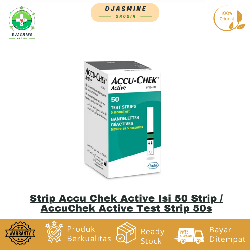 Strip Accu Chek Active Isi 50 Strip / AccuChek Active Test Strip 50s