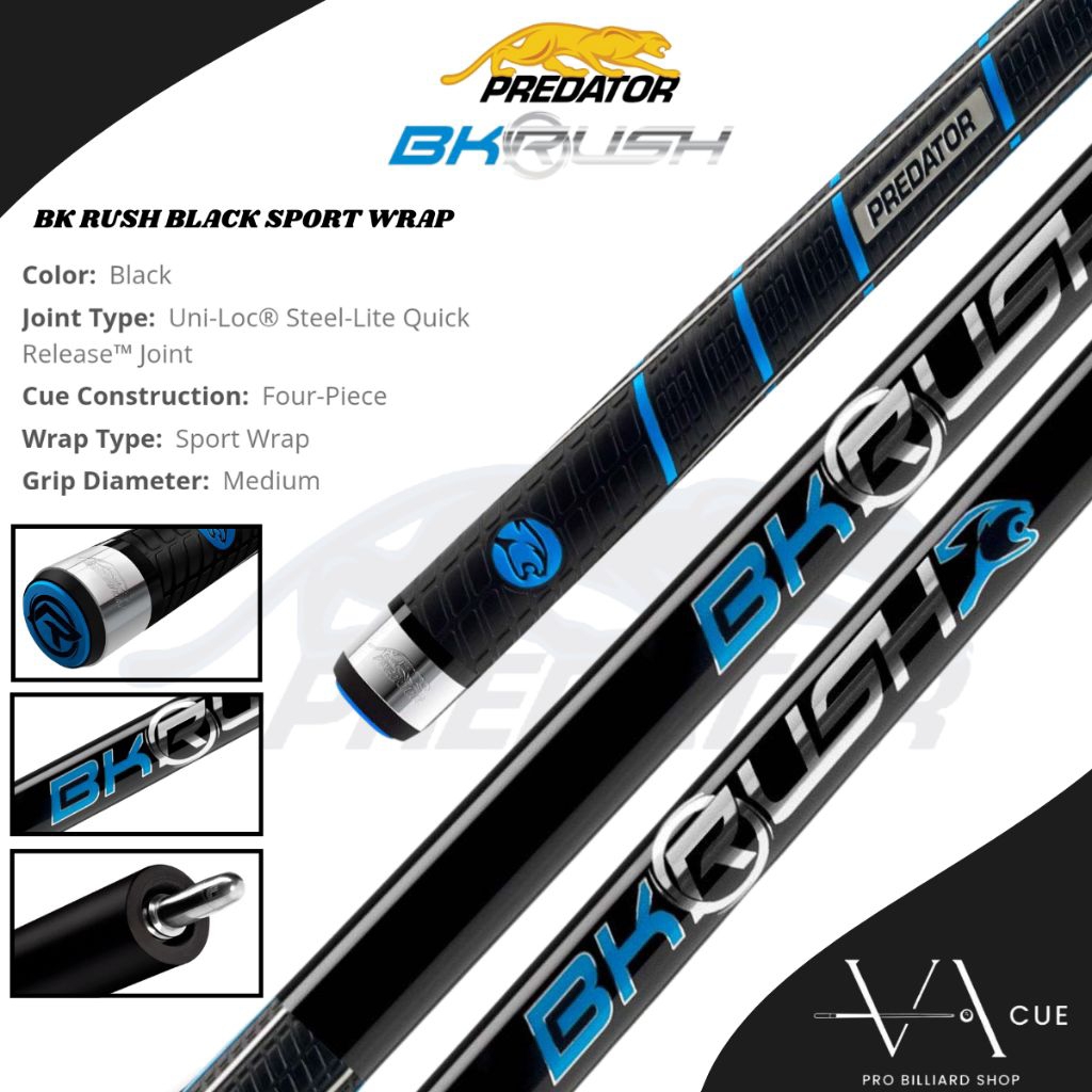 PREDATOR BK RUSH BLACK SPORT WRAP