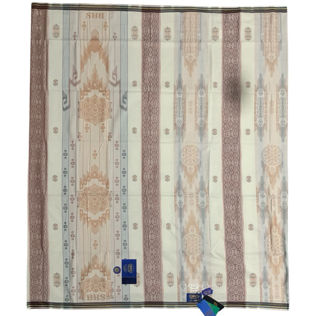 Sarung BHS Classic Super Gold Motif C49 JGC Putih Gading