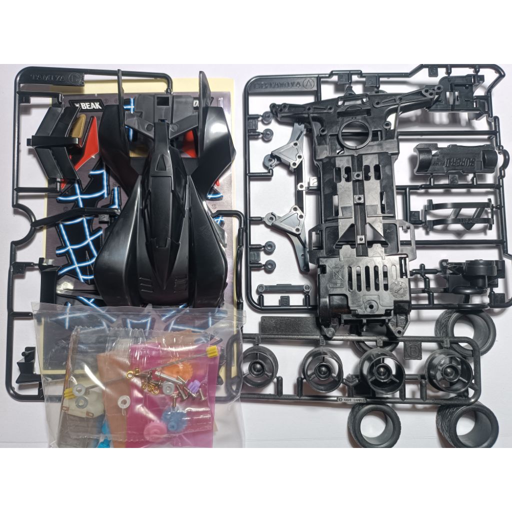 Tamiya paket hemat Beak Spider edisi Black Widow tamiya