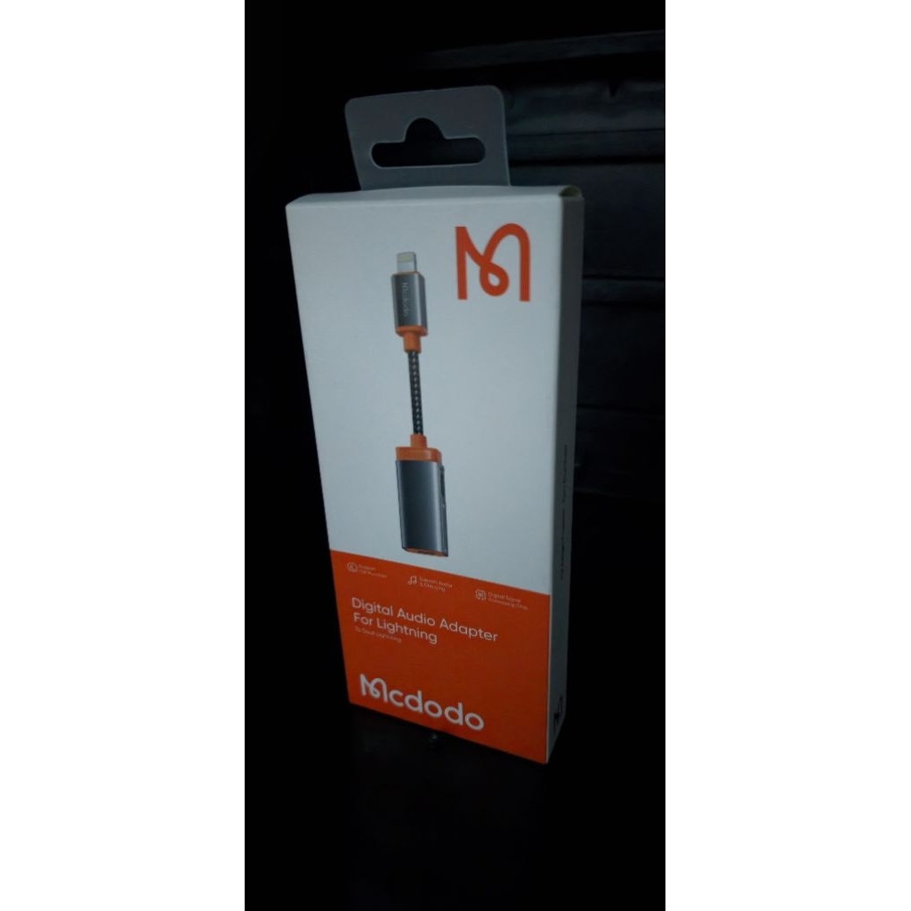 AUDIO ADAPTER MCDODO DIGITAL AUDIO ADAPTER LIGHTNING TO DUAL LIGTHNING