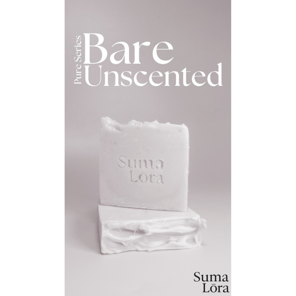 Suma Lōra Bare Unscented Soap Bar | Sabun Natural Handmade