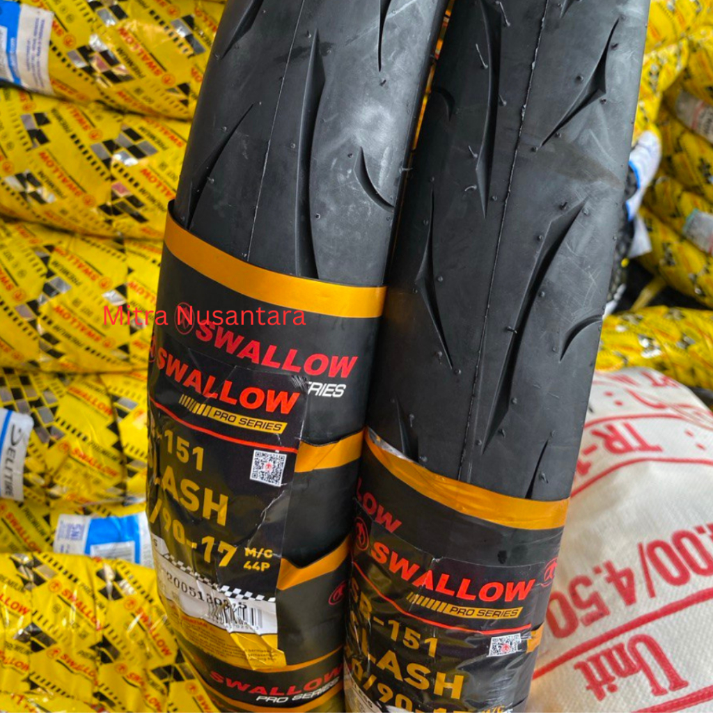 [PROMO] Ban SWALLOW SLASH TUBELESS 70/90-17 , 80/90-17 , 80/80-17 , 90/80-17 Soft Compound REVO, SUP