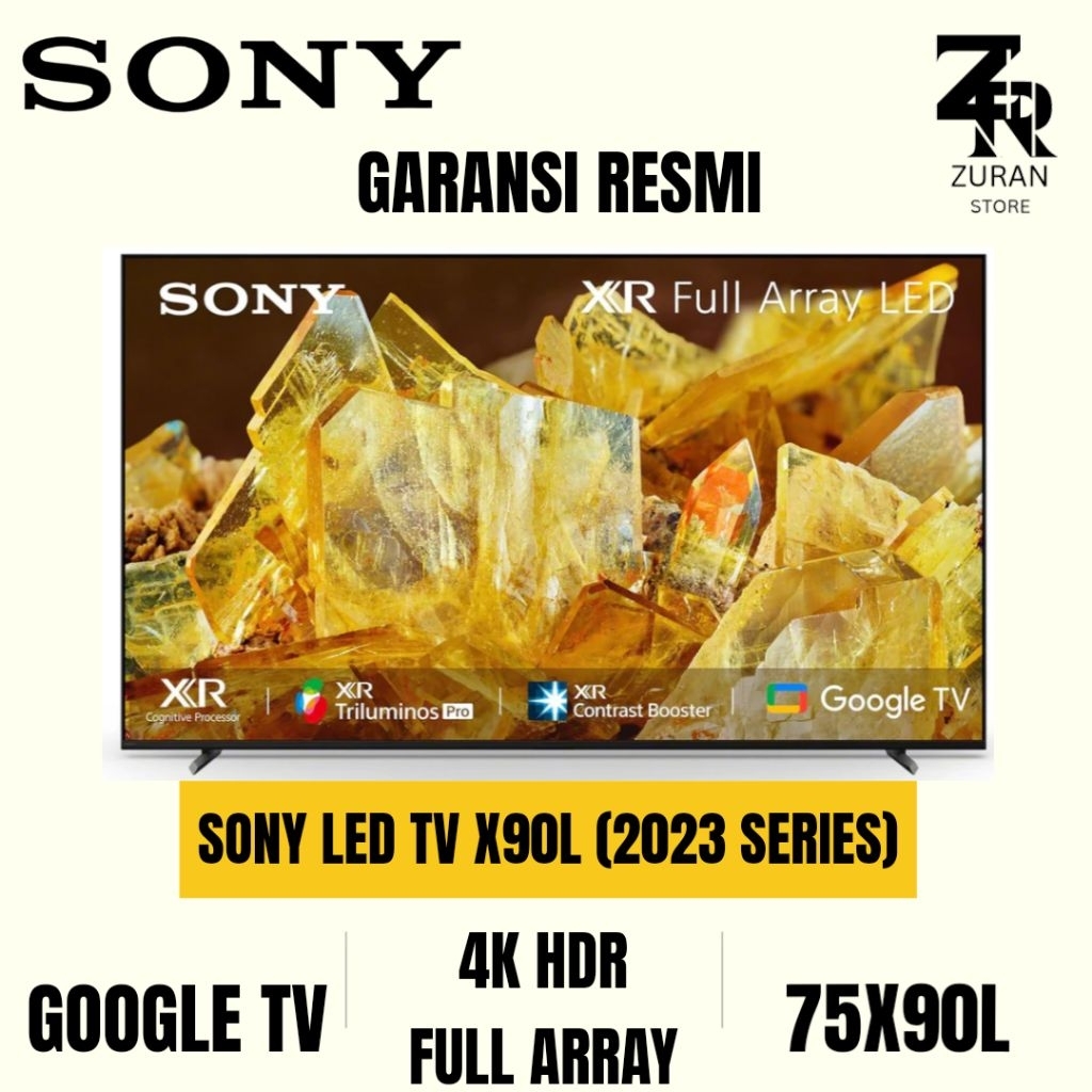 SONY 75X90L/ XR- 75X90L 4K GOOGLE TV FULL ARRAY 75 inch