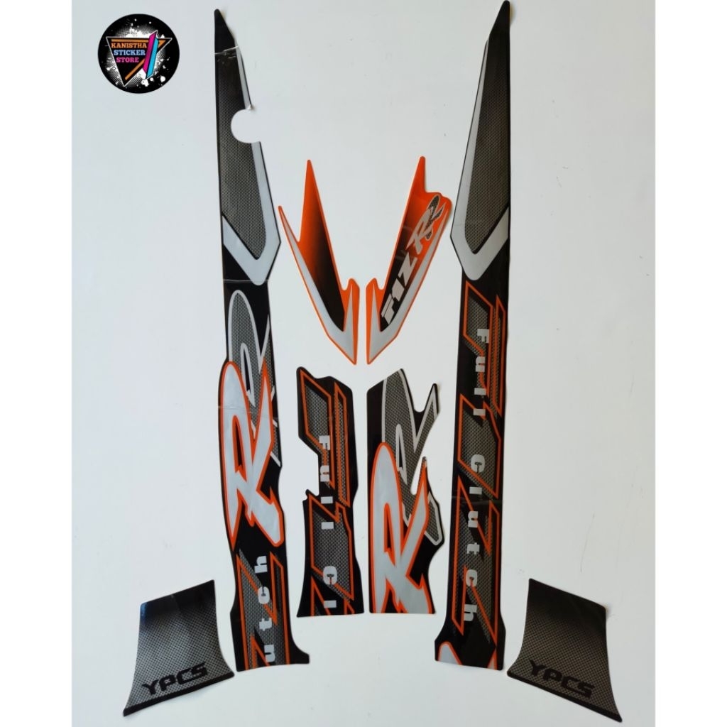 Striping stiker body motor yamaha fiz R f1zr 2002 stiker list bodi motor fiz r tahun 2002