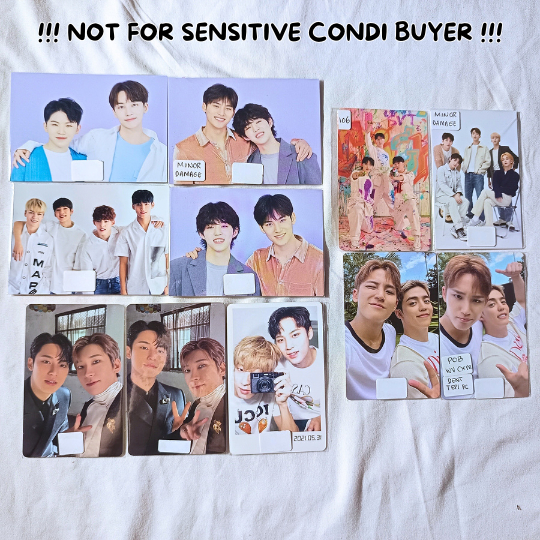 PHOTOCARD UNIT SEVENTEEN OFFICIAL MINWON BITTERSWEET 95L FTS CARVER INCOMPLETE GYUCHEOL CXM HIPHOP T