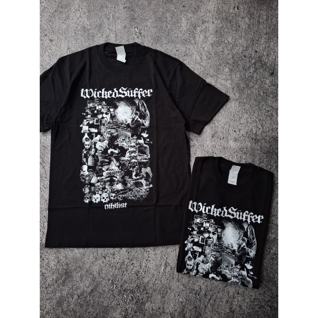 kaos band powerviolence WICKED SUFFER original merch