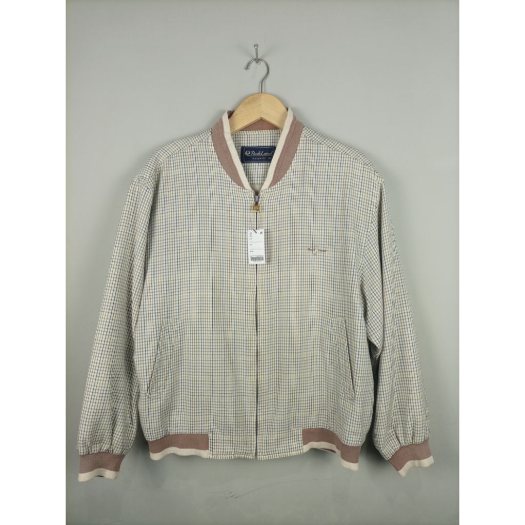 Jaket ParkLand Golf Bomber Tartan Vintage Original_Size L-XL