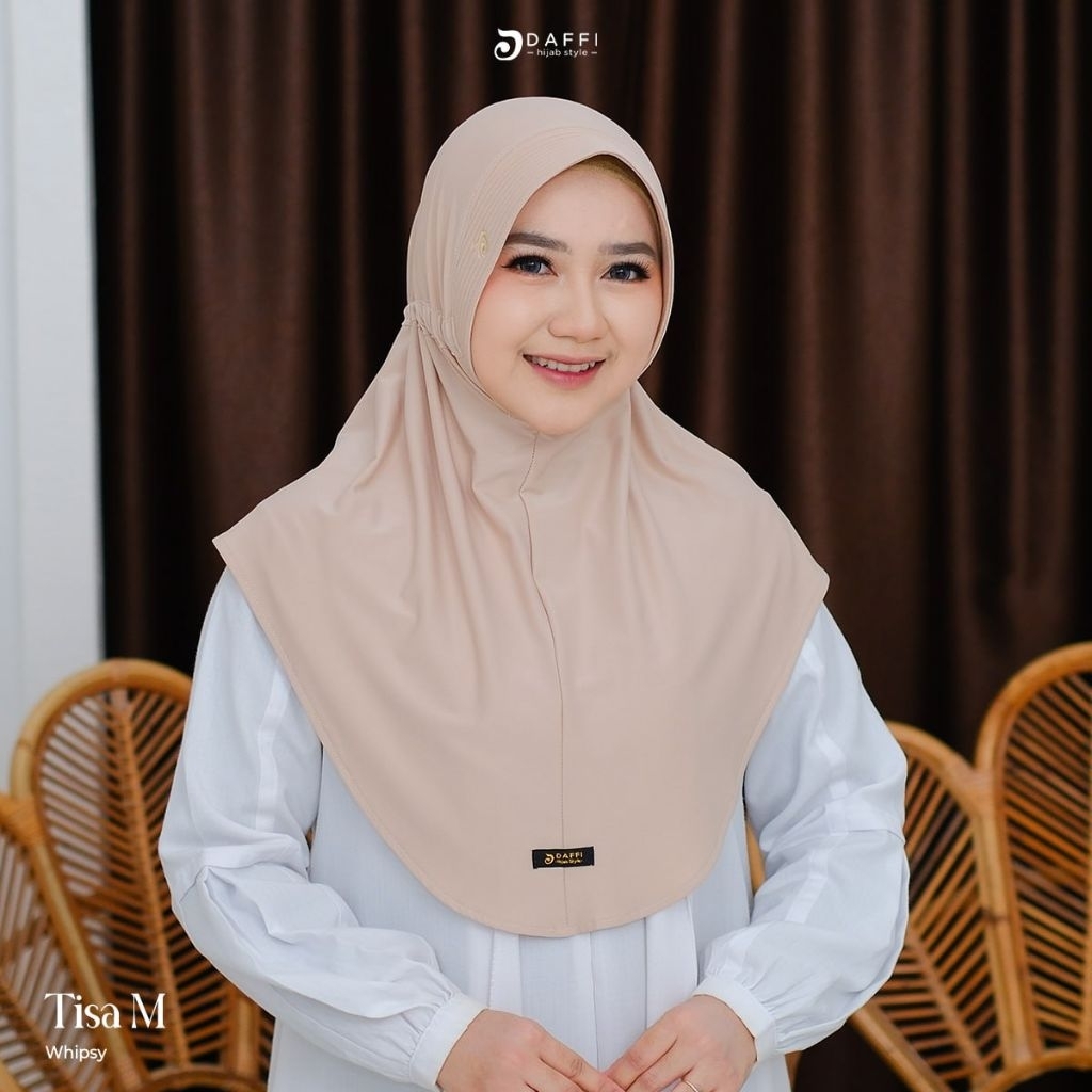 Hijab Instant Serut Polos Tissa M Daffi Hijab