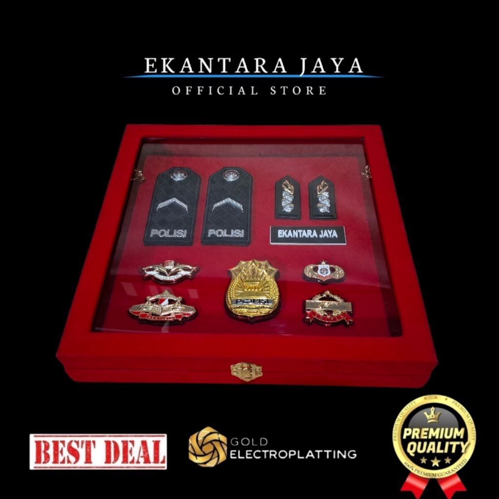 Set Box Pangkat Bripda Pdh Pdu / Set Atribut Pangkat Evolet Briptu Pdh Pdu Polisi Polri Premium