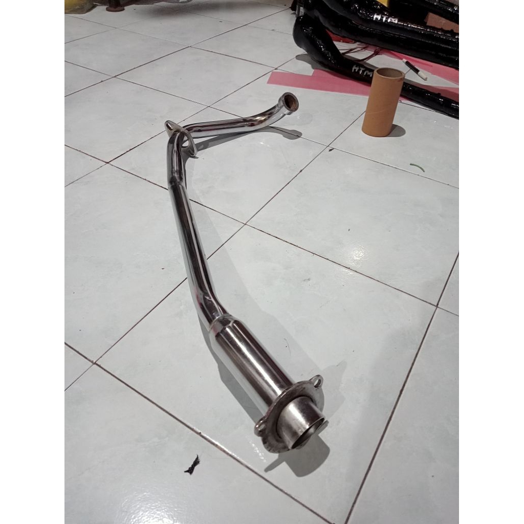 leher knalpot standar Suzuki Satria Fu. injektion, karbu. bahan tebal standar original.