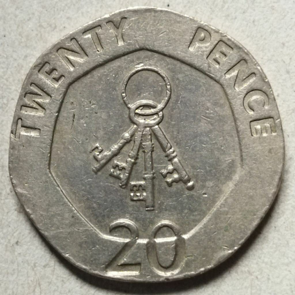 Koin 20 Pence 2009 Gibraltar