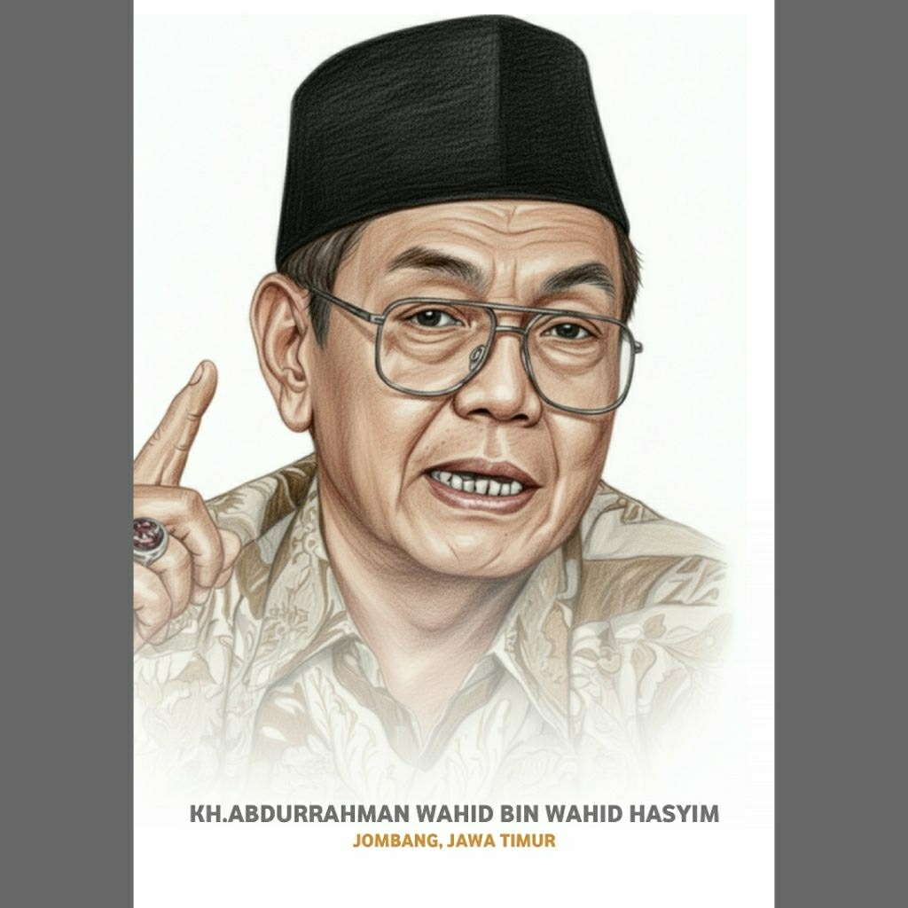 Poster Foto GUS DUR | KH.Abdurrohman Wahid