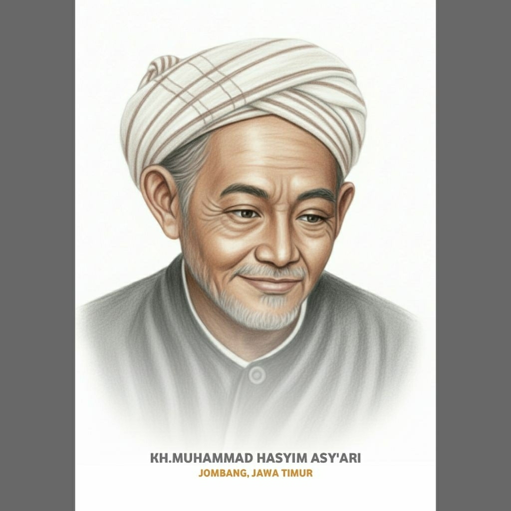 Poster Foto Syekh Hasyim Asy'ari