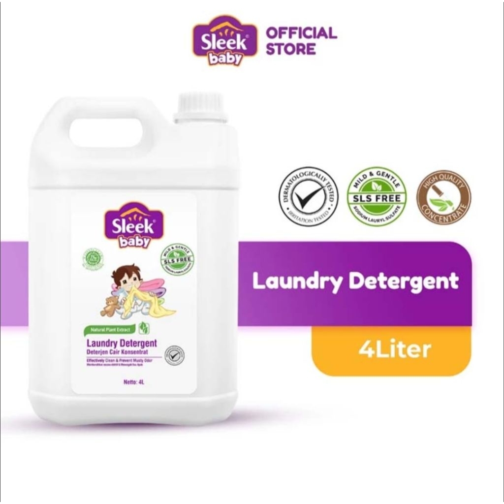 Sleek Baby Deterjen Cair Bayi 4 L